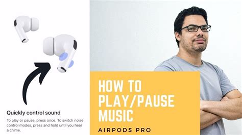 how to pause music on airpods