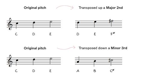 what is transpose in music and how does it relate to the concept of pitch universality?